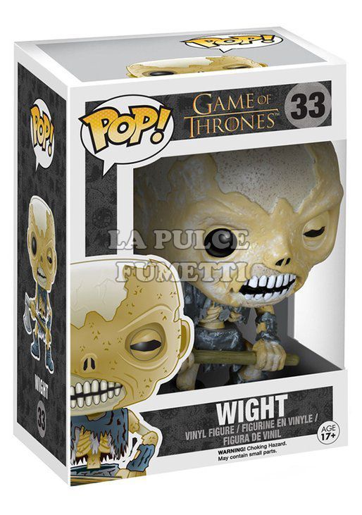 GAME OF THRONES: WIGHT - VINYL FIGURE #   33 - POP FUNKO 